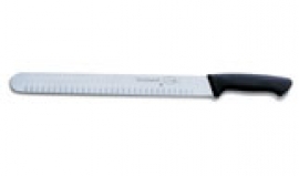 Круглый слайсерный нож с желобчатой линией лезвия (широкий)